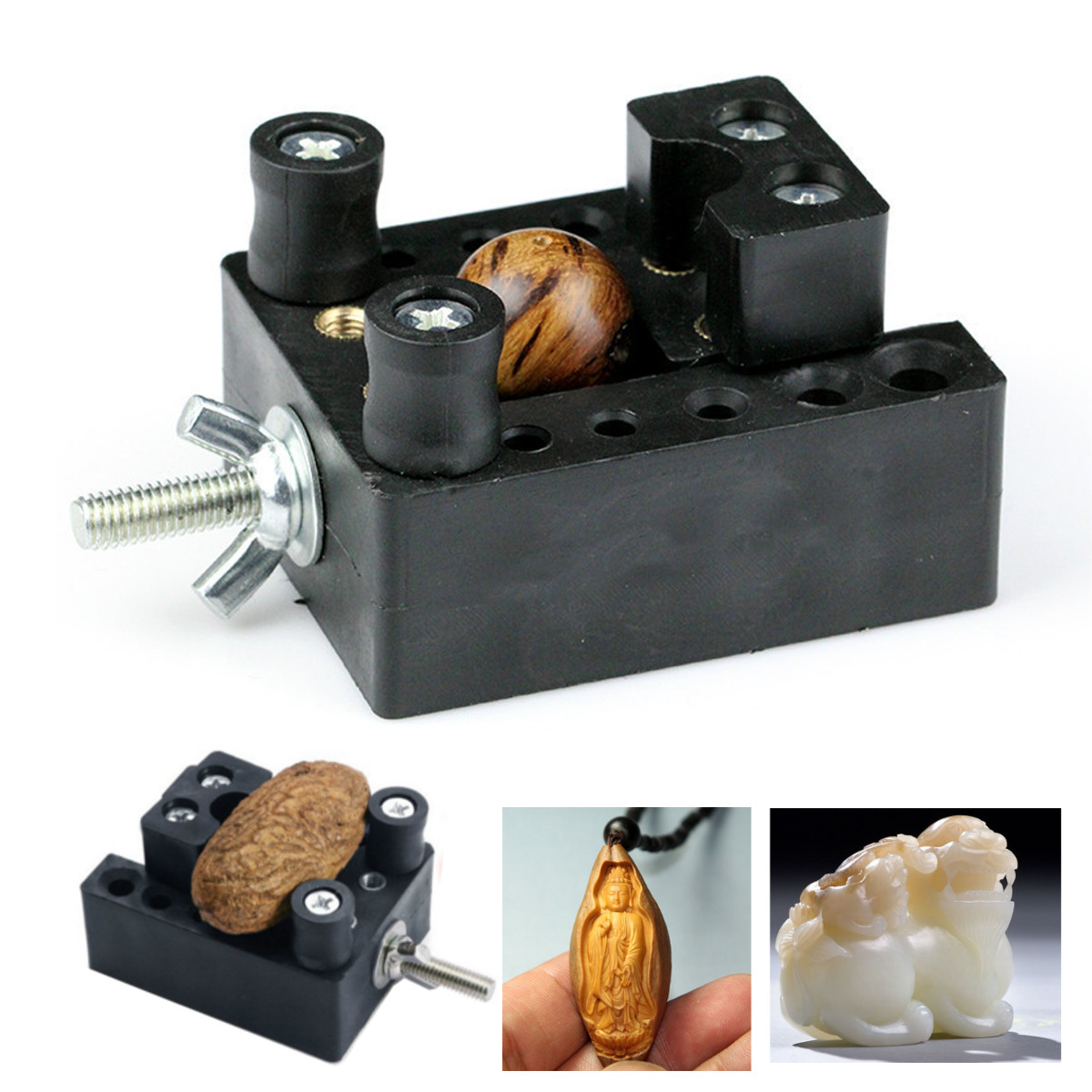 2pcs-Mini-Convenient-Carving-Clamp-Bench-Clip-Nut-Fixed-Pliers-Olive-Bodhi-Beads-Gripper-1575630-3