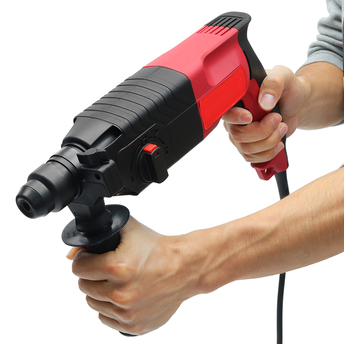 3-In1-620W-24mm-Electric-Hammer-Multifunction-Electric-Drill-Hammer-Pick-Punch-Bit-Set-1409169-8