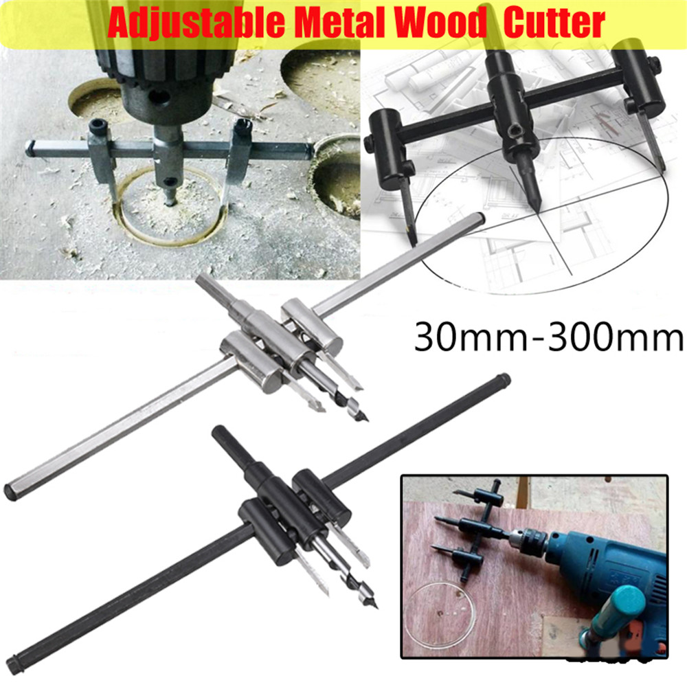 30-300mm-Durable-Adjustable-Wood-Circle-Cutter-Hole-Saw-Drill-Bit-DIY-Power-Tool-1518302-4