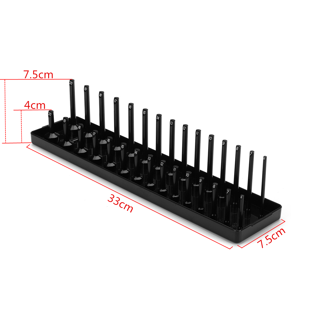30-Slot-38-Inch-Metric-Socket-Rack-Storage-Rail-Tray-Holder-Shelf-Organizer-Machinery-Parts-1297962-1