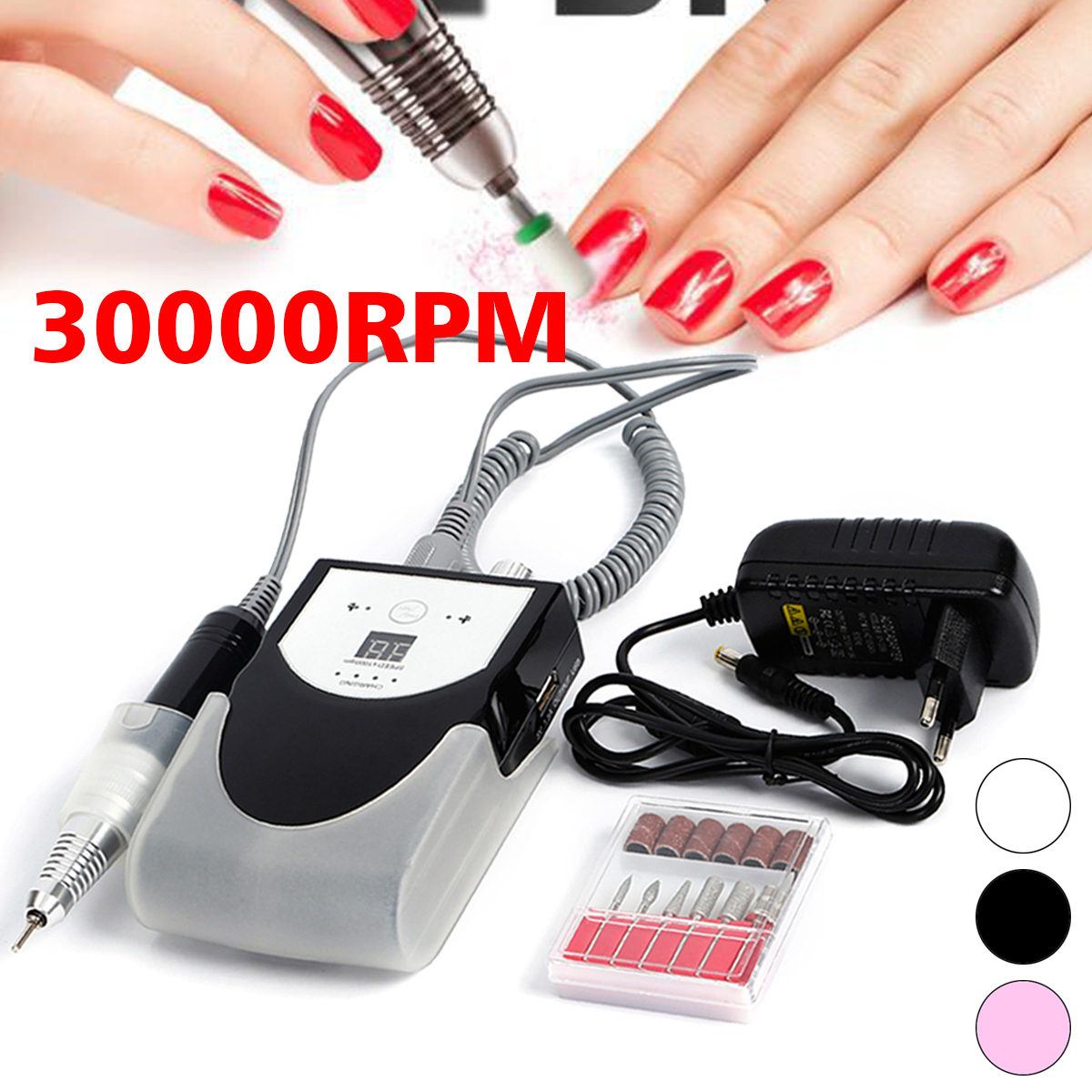 30000RPM--Adjustable-Speed-LCD-Rechargeable-Electric-Rotary-Nail-File-Drill-Machine-Manicure-Tool-1242785-1