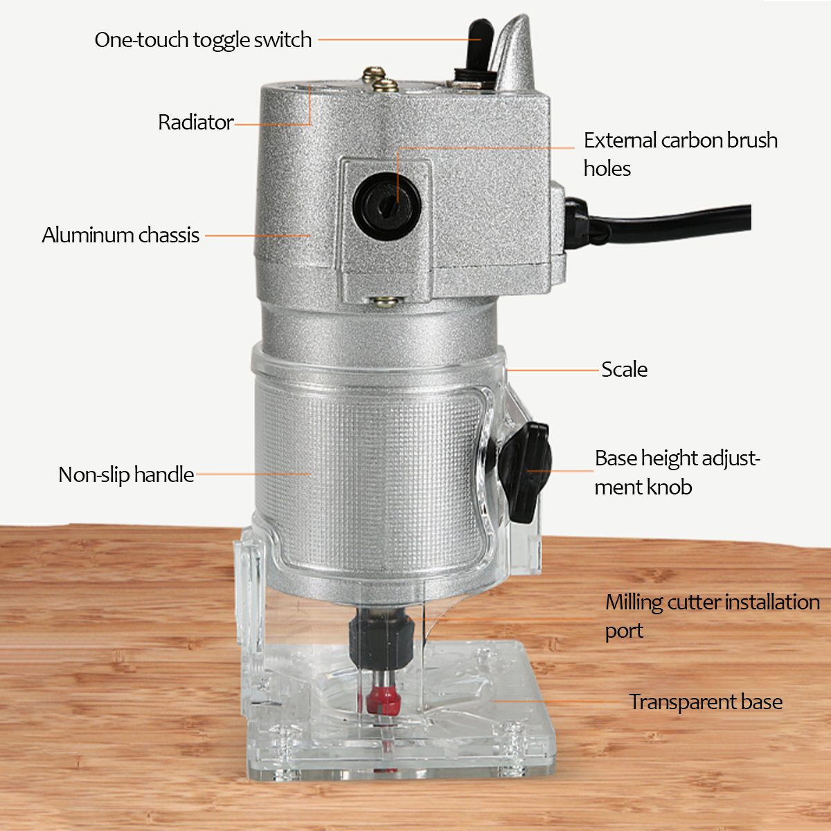 30000rmin-800W-Aluminum-Body-Electric-Hand-Trimmer-14-Inch-Corded-Wood-Laminate-Palm-Router-635MM-Wo-1680837-9
