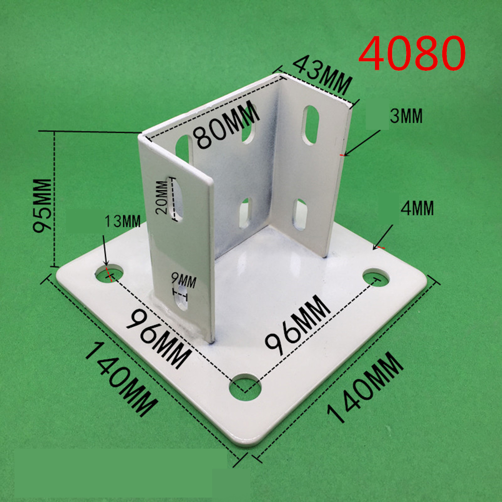 303030604040408045455050-Aluminum-Extrusions-Square-Foot-Connector-Cup-Ground-Fence-Guardrail-Base-A-1490833-7