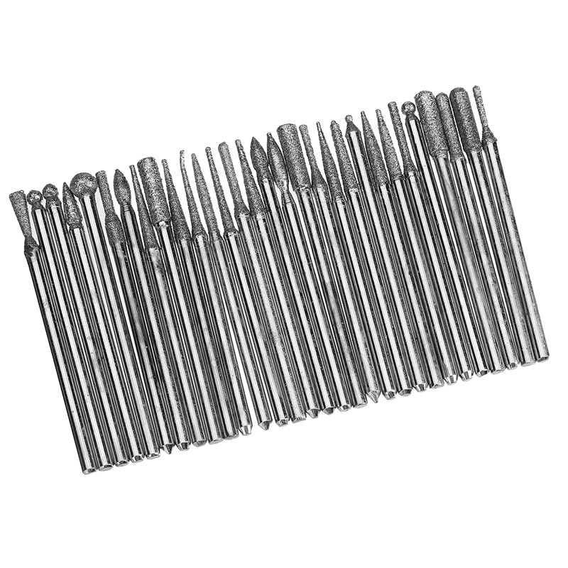 30Pcs-3mm-120-150-Grit-Diamond-Points-Burr-Set-Power-Tool-Accessories-1940877-5