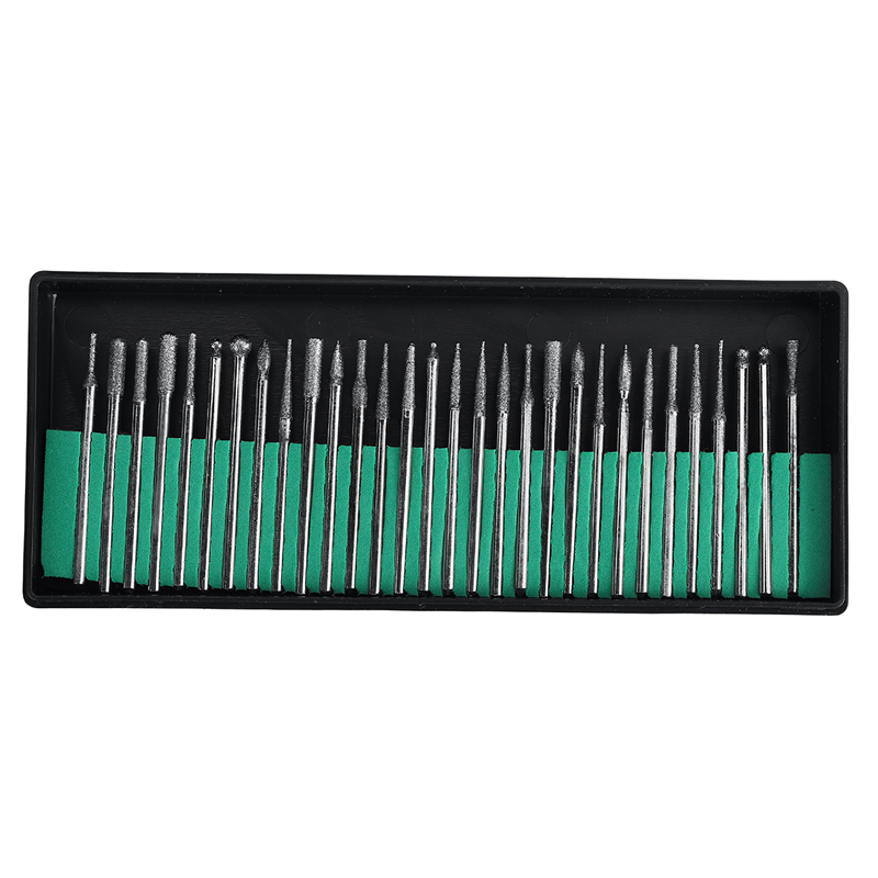 30Pcs-3mm-120-150-Grit-Diamond-Points-Burr-Set-Power-Tool-Accessories-1940877-6