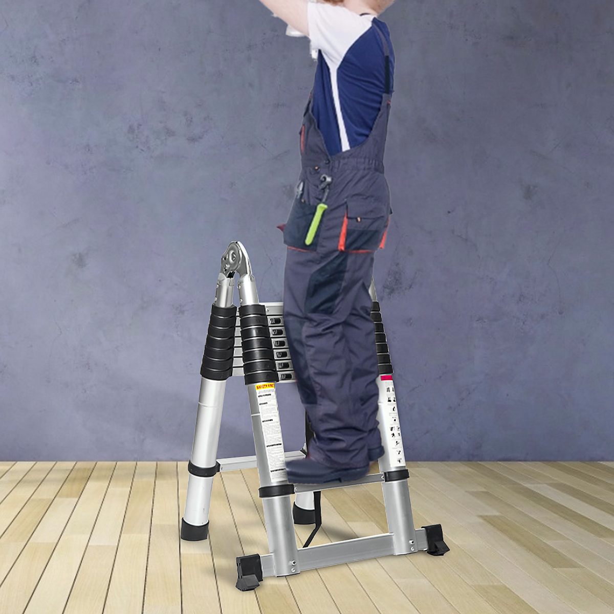 32m38m-Alloy-Aluminium-Retractable-Multifunctional-Telescopic-Single-Straight-Extension-Extendable-L-1559688-7
