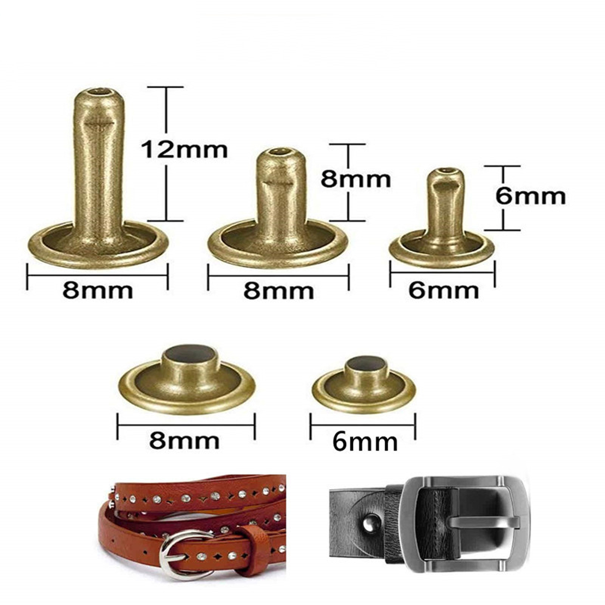 360Pcs-Leather-Rivets-Double-Cap-Rivets-Metal-Fixing-Tool-With-Punch-Pliers-Kit-Craft-Snap-Fastener--1780048-2