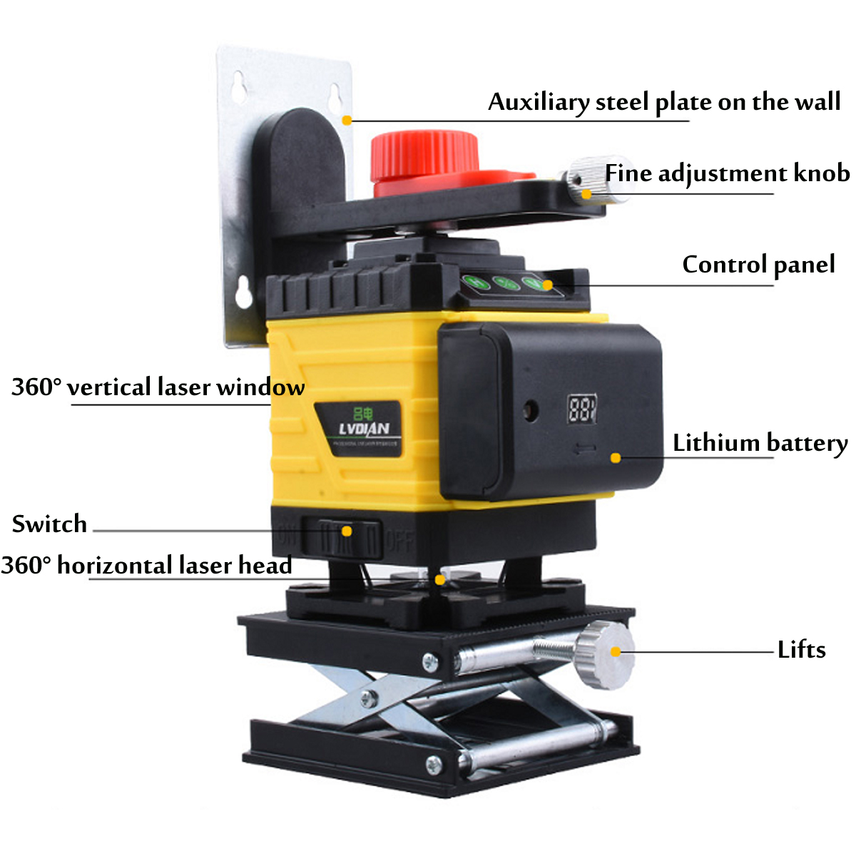 360deg-Rotary-16-Lines-Self-Leveling-Laser-Level-4D-Green-Beam-Auto-Measuring-Tool-1741305-12