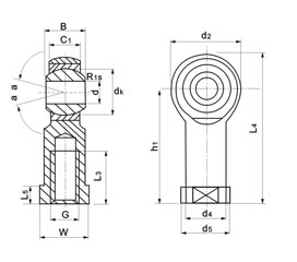 3mm-SI3PK-Female-Thread-Rod-End-Joint-Bearing-Spherical-Oscillating-Bearing-987017-9