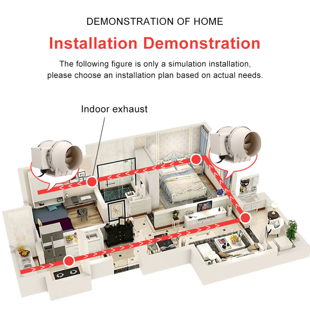 4-Inch-45W-Exhaust-Fan-Adjustable-Speed-Duct-Fan-Garden-Farmland-Window-Airflow-Boost-Air-Ventilator-1879563-2
