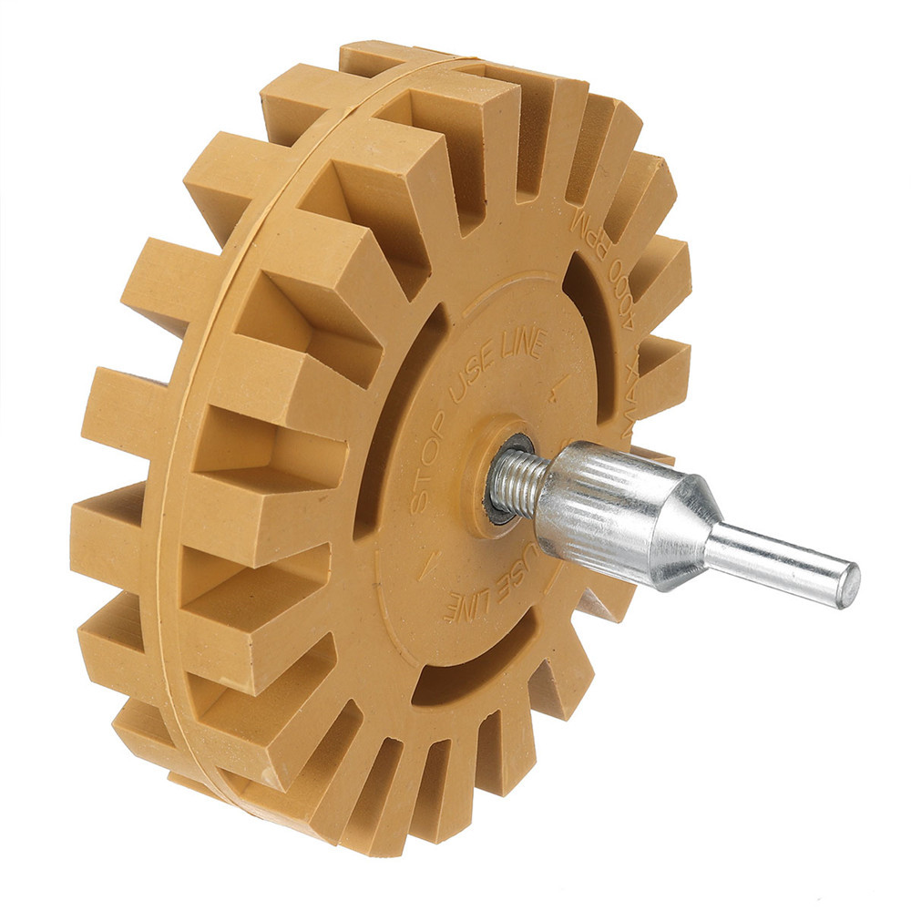 4-Inch-Rubber-Decal-Eraser-Caramel-Wheel-Removal-with-Power-Drill-Arbor-Drill-Adapter-1436257-3