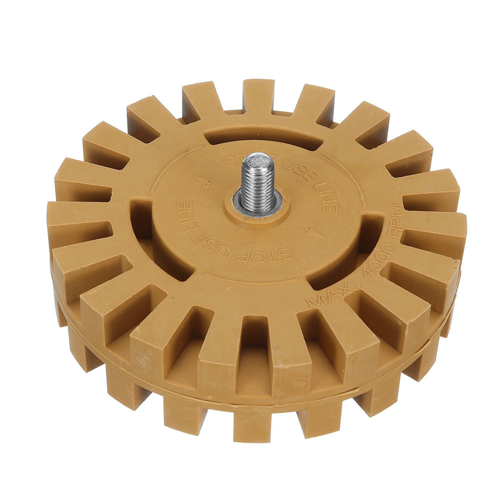 4-Inch-Rubber-Decal-Eraser-Caramel-Wheel-Removal-with-Power-Drill-Arbor-Drill-Adapter-1436257-7