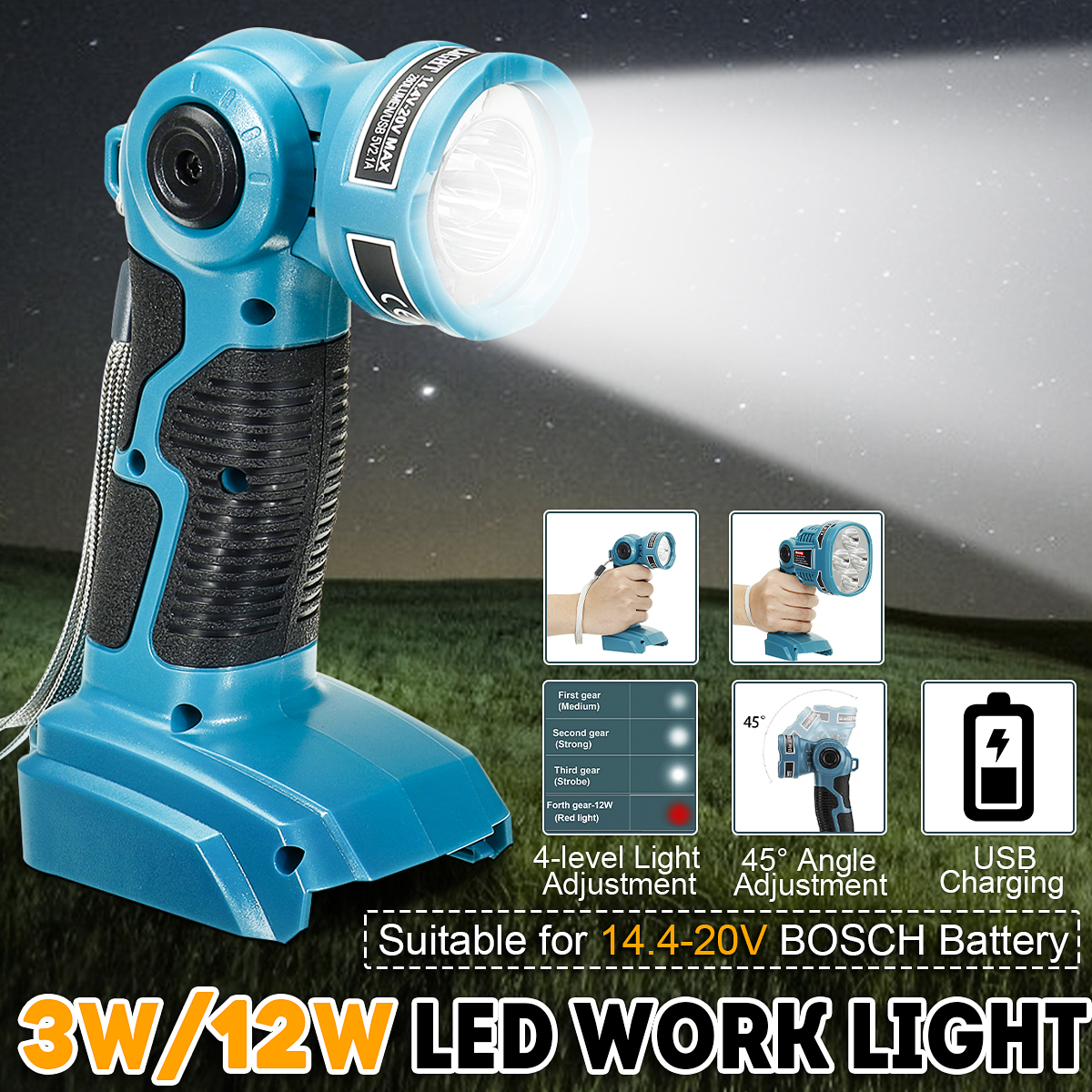4-LED-Work-Light-For-BOSCH-312W-18V-Lithium-Ion-Battery-Pivots-LED-Flashlight-Portable-Lamp-Torch-1803526-1