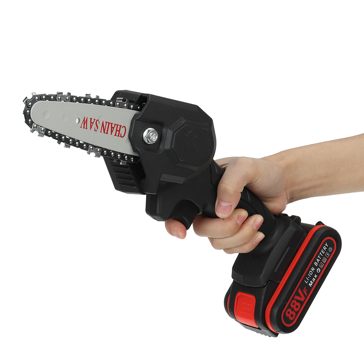 4-inch-88VF-1080W-Electric-Cordless-Chain-Saw-Chainsaw-Handheld-Woodworking-W-Battery-Kit-1917631-11