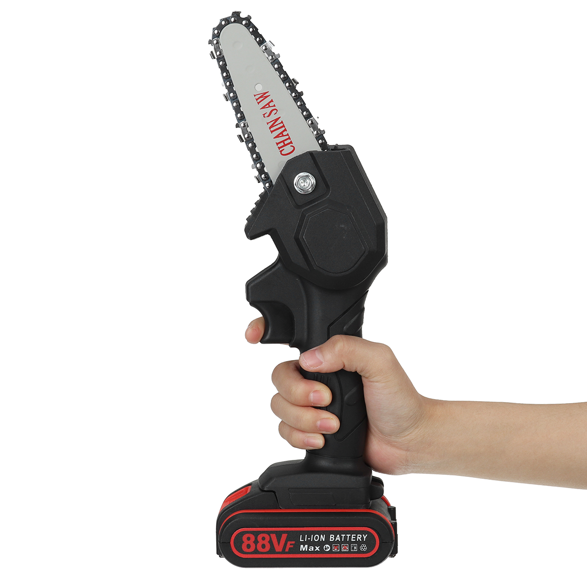 4-inch-88VF-1080W-Electric-Cordless-Chain-Saw-Chainsaw-Handheld-Woodworking-W-Battery-Kit-1917631-13