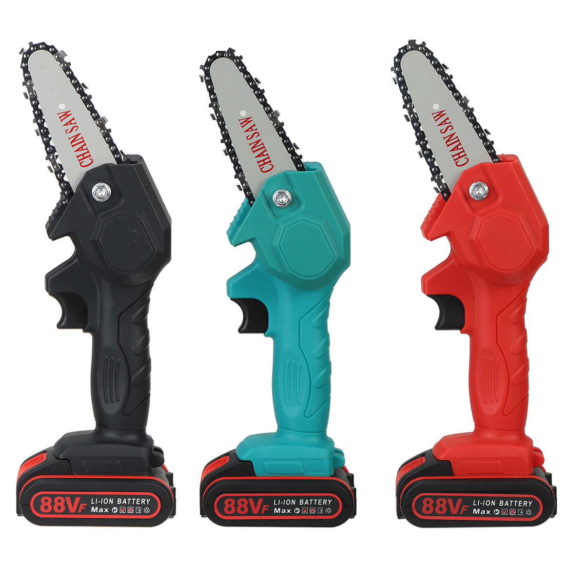 4-inch-88VF-1080W-Electric-Cordless-Chain-Saw-Chainsaw-Handheld-Woodworking-W-Battery-Kit-1917631-4