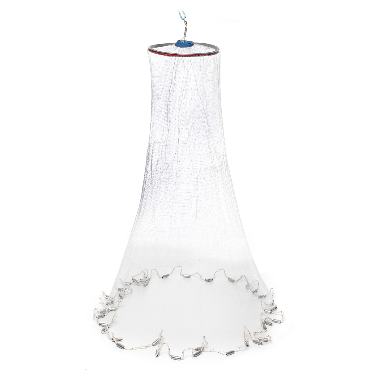 42M-14FT-Hand-Easy-Throw-Manual-Fishing-Net-Spin-Bait-Casting-Nylon-Line-Sinker-1590417-5