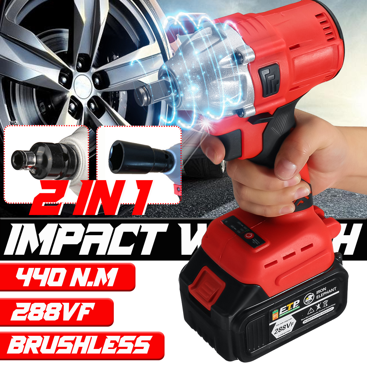 440Nm-2-IN-1-Cordless-Brushless-Electric-Impact-Wrench-Driver-Socket-Screwdriver-W-None12-Battery-Fo-1872369-1