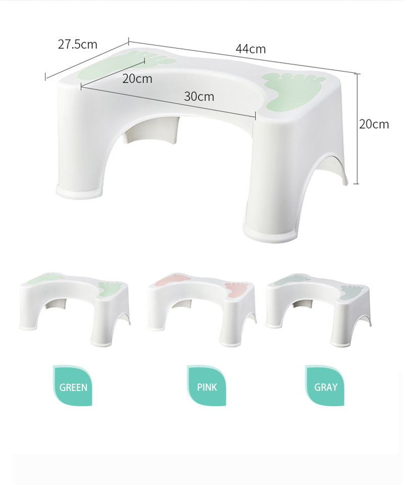 44x275x20cm-Plastic-Foldable-Toilet-Stool-Anti-slip-Feet-Shower-Chair-For-Bathroom-1616678-6