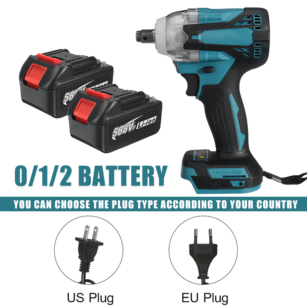 480Nm-Wireless-Eletric-Impact-Wrench-10-Cell-Li-ion-Battery-Wrench-Woodworking-Tool-W-None12-Battery-1866607-4