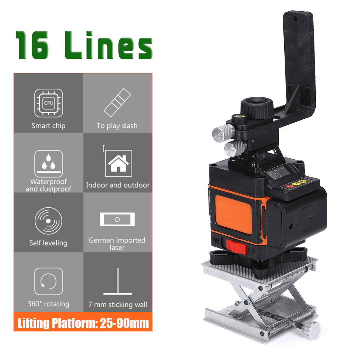 4D-16-Lines-Laser-Level-Green-Light-Auto-Self-Leveling-360deg-Rotary-Measure-Tool-1636661-6