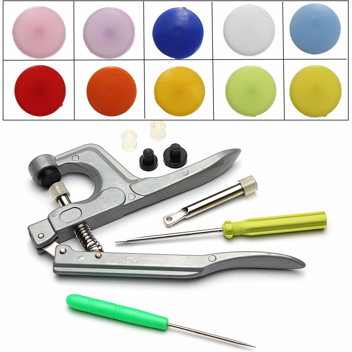 500-Sets-Snap-Press-Plier-Plastic-Resin-Stud-Button-Fastener-Setter-Tool-Kit-1092452-10