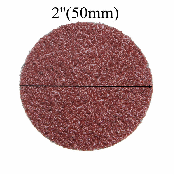 50pcs-36-Grit-2-Inch-50mm-Roll-Lock-Sanding-Discs-Abrasive-Tool-for-Dremel-1085455-1
