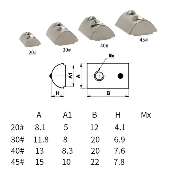 50pcs-45-Series-Spring-Nut-for-45-Series-Aluminum-Profile-Round-Roll-T-Slot-Elastic-Nut-1474613-1
