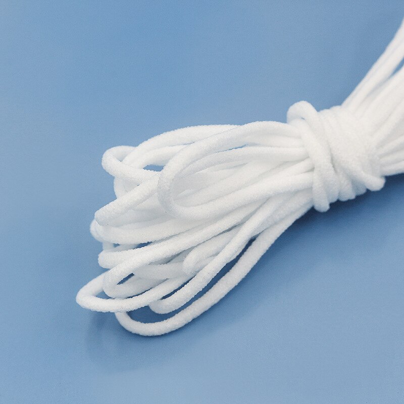 5Pcs-50m-Round-Elastic-Band-3mm-Cord-Rope-Ear-Hanging-DIY-Crafts-Sewing-1681592-6