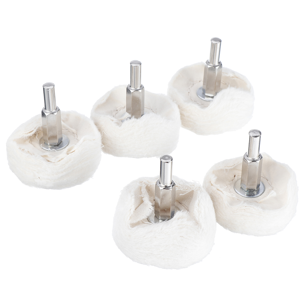5Pcs-6mm-Shank-Cotton-Dome-Polishing-Buffing-Wheel-Drill-Brush-For-Abrasive-T-shaped-White-Cloth-Mir-1768781-2