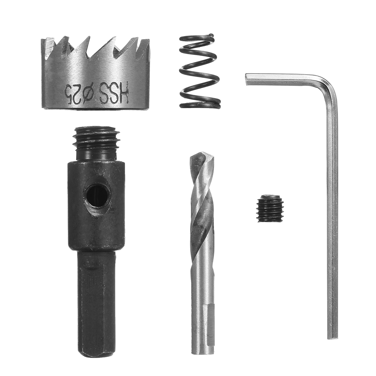 5Pcs-Saw-Tooth-HSS-Drill-Bit-Hole-Saw-Set-Stainless-Steel-Metal-Alloy-16-30mm-1203295-6