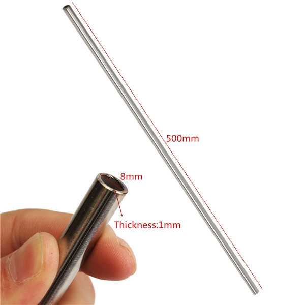 5pcs-OD-10mm-x-8mm-ID-Stainless-Pipe-304-Stainless-Steel-Capillary-Tube-Length-500mm-1057417-1