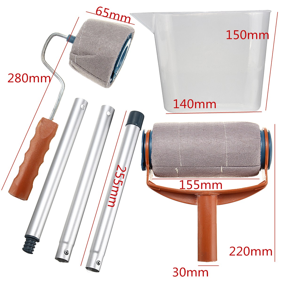 6-PCS-Paint-Roller-Professional-Paintbrush-Flocked-Edger-Easy-Room-Wall-Painting-Tools-1196222-3