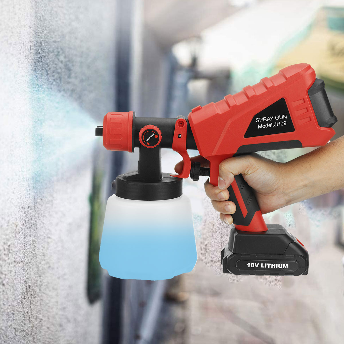600W-18V-1000ML-Electric-Paint-Spray-Guns-Household-Paint-Sprayer-Machine-W-12pcs-Battery-1855052-8