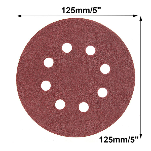 60Pcs-5-Inch-8-hole-Hook-Loop-Sanding-Discs-Sandpaper-6080120180240320-Grit-1183000-1