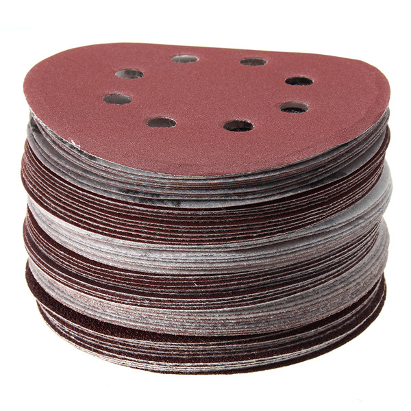 60Pcs-5-Inch-8-hole-Hook-Loop-Sanding-Discs-Sandpaper-6080120180240320-Grit-1183000-5