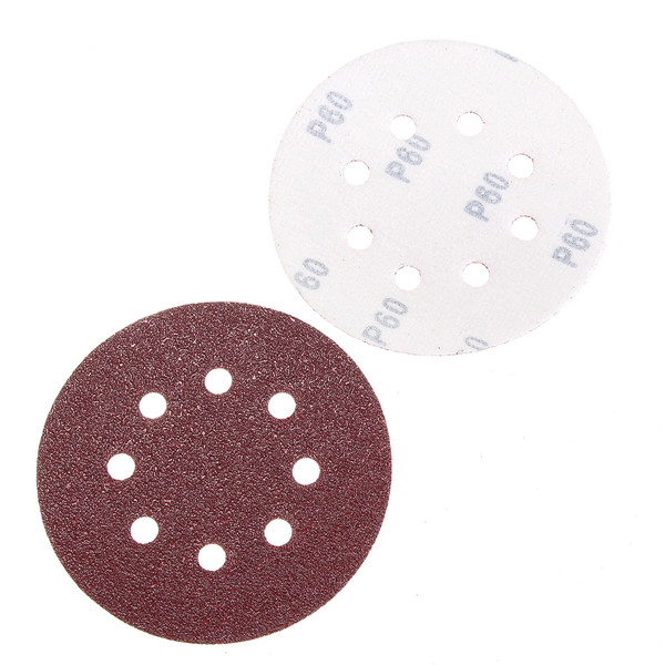 60Pcs-5-Inch-8-hole-Hook-Loop-Sanding-Discs-Sandpaper-6080120180240320-Grit-1183000-6