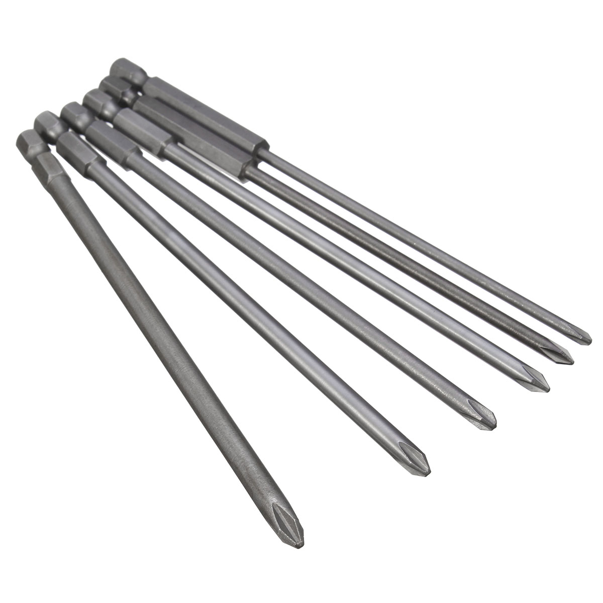 6pcs-150mm-Screwdriver-Bit-14-Inch-Magnetic-Long-Hex-Cross-Head-Screwdriver-Bit-Set-1218977-5