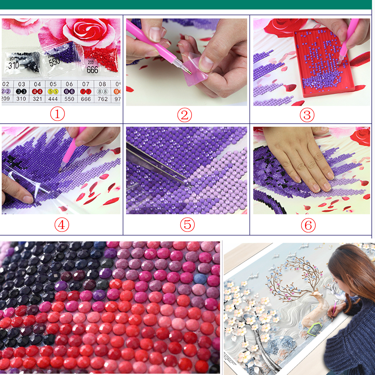 72Pcs-Diamond-Painting-Tools-Kit-Hand-Embroider-Cross-Stitch-Accessory-1457716-6