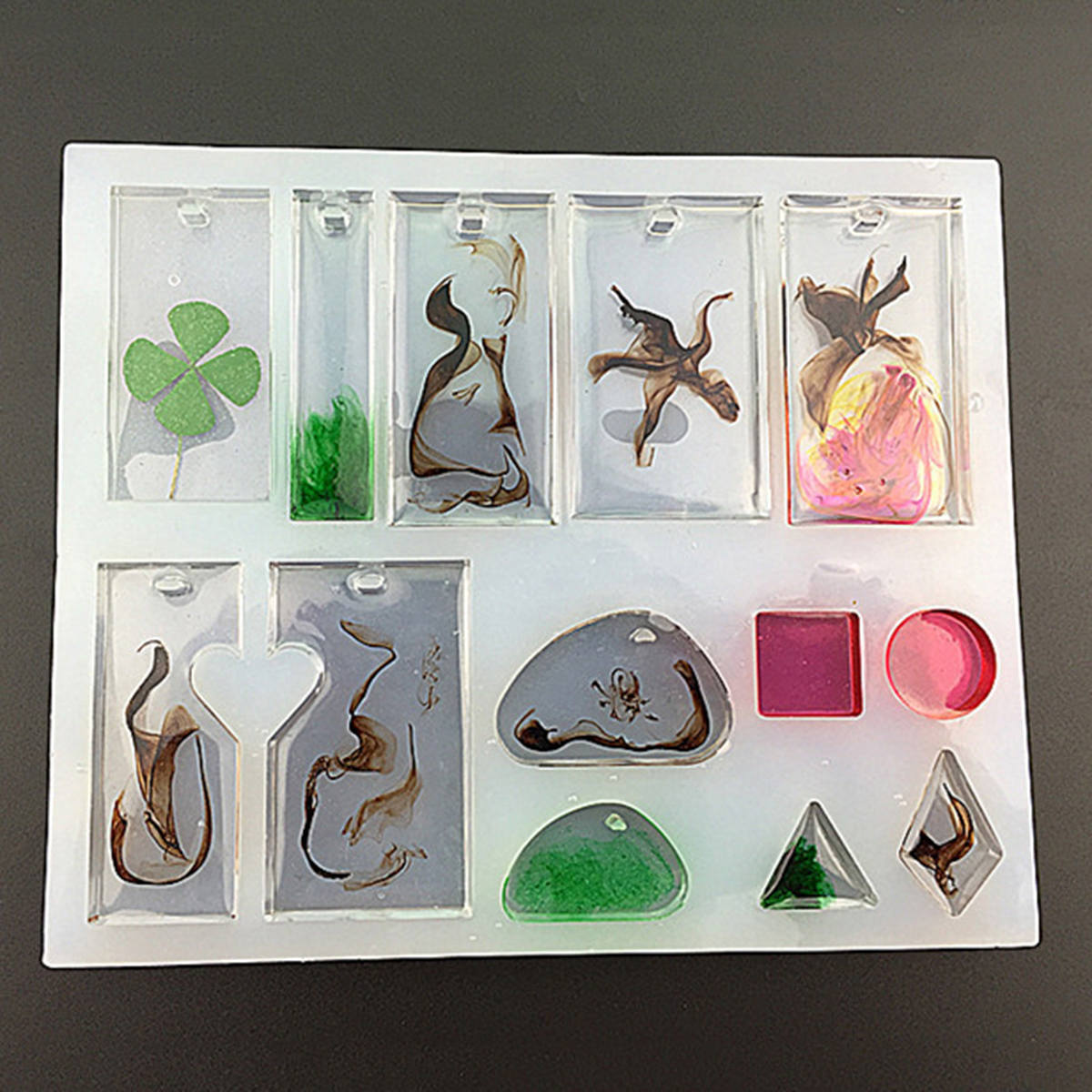 77Pcs-Resin-Jewery-Making-Tools-Silicone-Mold-Making-Jewelry-Pendant-Craft-DIY-Set-1394066-7