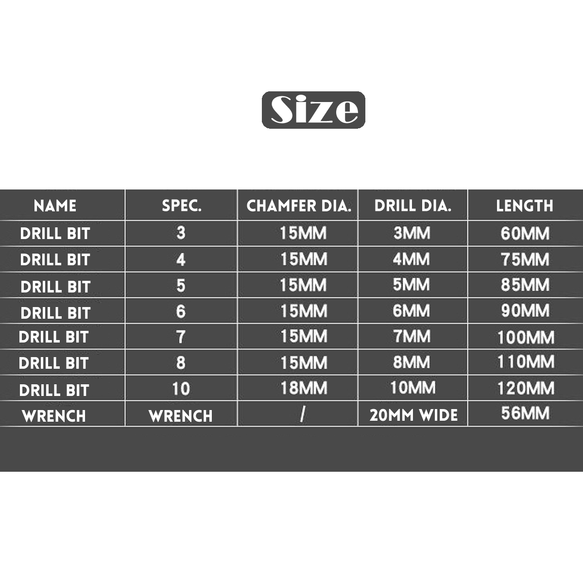 78Pcs-3-10mm-Round-Shank-Titanium-Coated-Countersink-Drill-Bit-Set-Replacement-Three-Point-Drill-Set-1786238-2