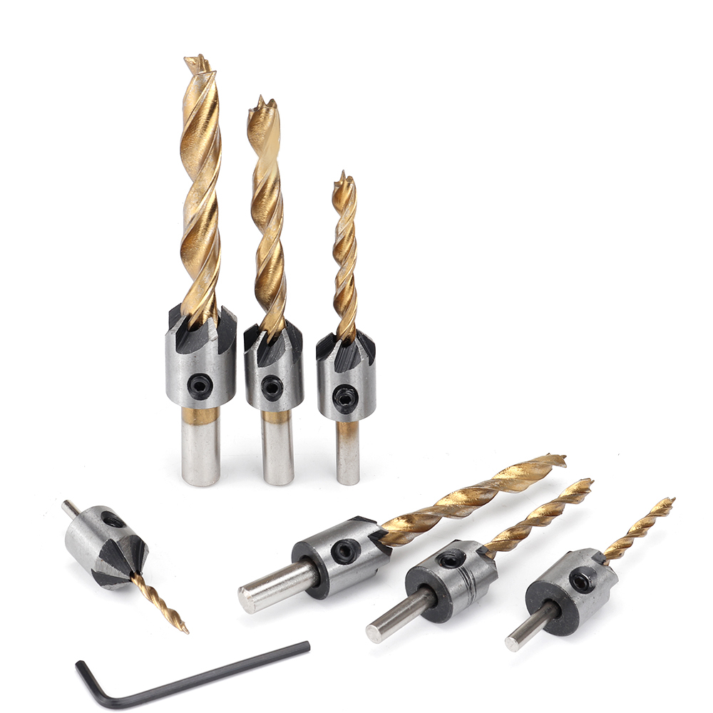 78Pcs-3-10mm-Round-Shank-Titanium-Coated-Countersink-Drill-Bit-Set-Replacement-Three-Point-Drill-Set-1786238-3