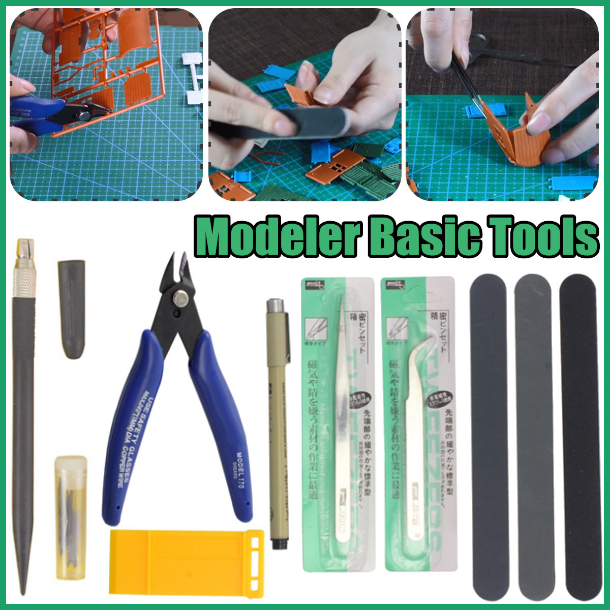 7Pcs-DIY-Gundam-Modeler-Basic-Tools-Set-Craft-Hobby-Building-Model-Grinding-For-Gundam-1631682-1