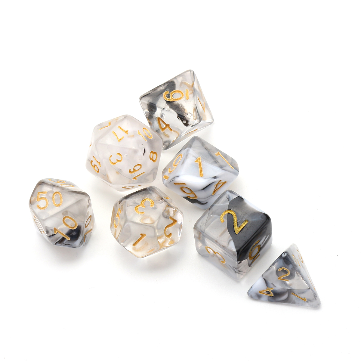 7Pcs-Glitter-Clear-Polyhedral-Dice-Resin-Dices-Set-Role-Playing-Board-Party-Table-Game-Gift-1818684-11