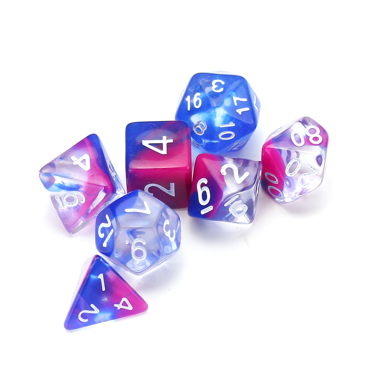 7Pcs-Glitter-Clear-Polyhedral-Dice-Resin-Dices-Set-Role-Playing-Board-Party-Table-Game-Gift-1818684-10