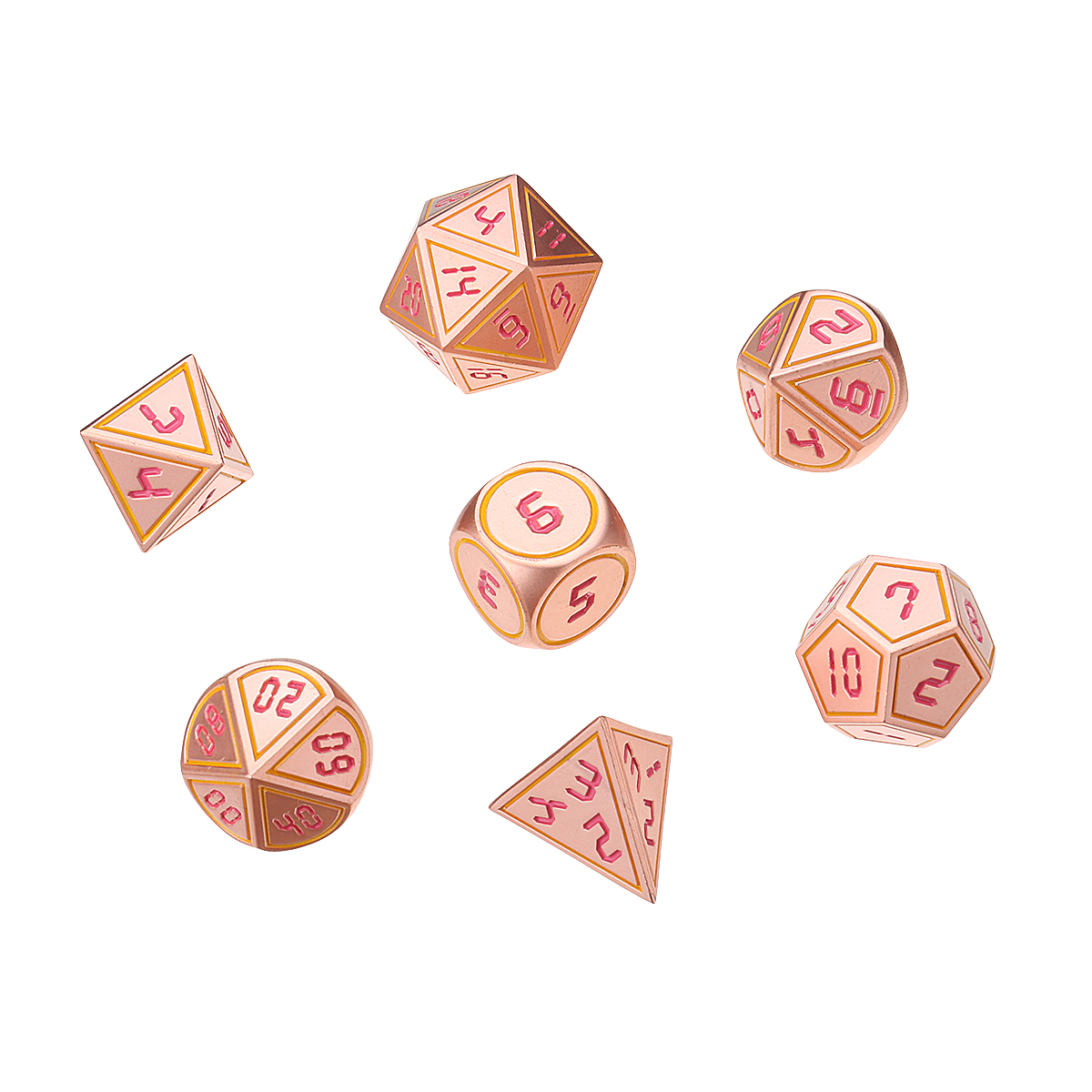 7pcs-Heavy-Metal-Polyhedral-Dices-DnD-RPG-SET-w-Bag-1466906-2