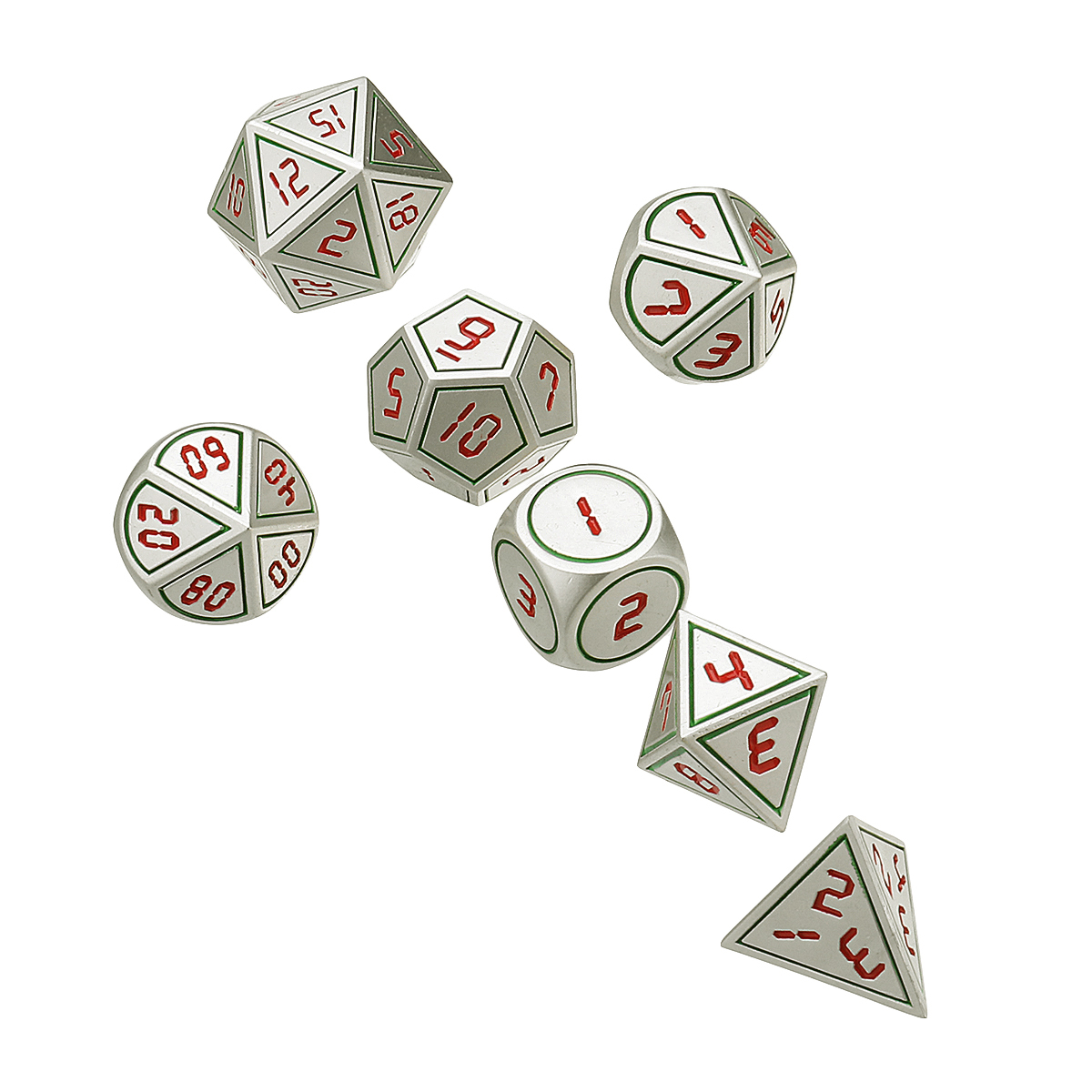 7pcs-Heavy-Metal-Polyhedral-Dices-DnD-RPG-SET-w-Bag-1466906-3