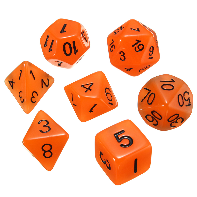 7pcs-Multi-sided-Luminous-Polyhedral-Digital-Acrylic-Dice-Set-Noctilucent-Dice-1221378-1