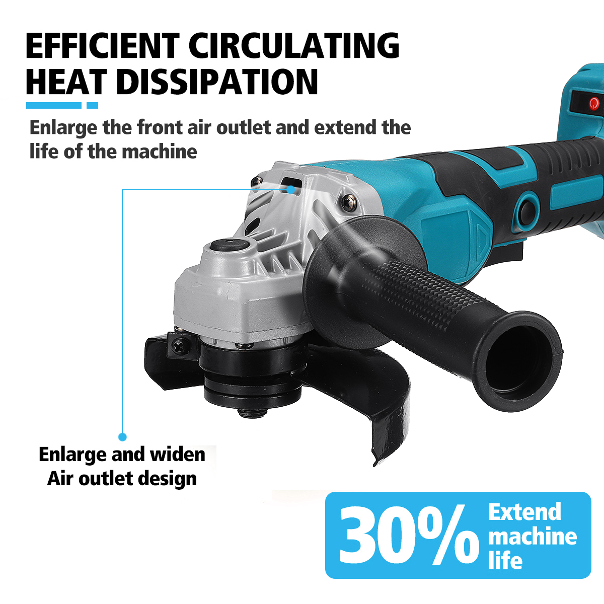 800W-100mm125mm-Brushless-Cordless-Angle-Grinder-For-Makita-18V-Battery-Metal-Cutting-Grinding-Polis-1868076-4