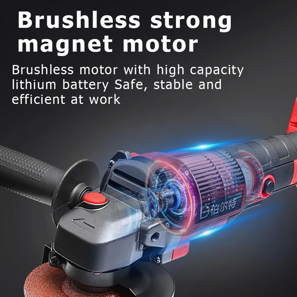 800W-21V-100mm-Brushless-Cordless-Impact-Angle-Grinder-Variable-Speed-Polisher-For-Dayi-Battery-1717543-3